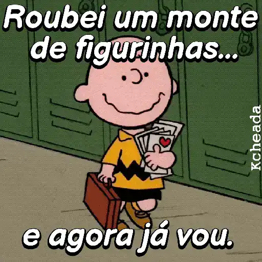 Figurinha: Charlie Brown Roubando Figurinhas