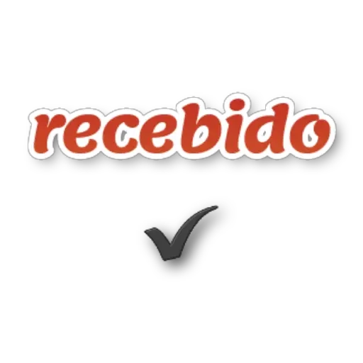 Figurinha: Recebido com sucesso!
