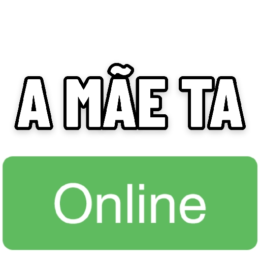 Figurinha: A Mãe Tá Online