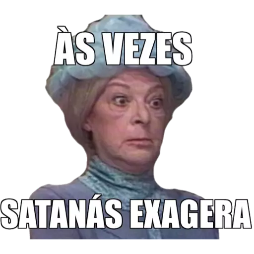 Figurinha: Satanás Exagera