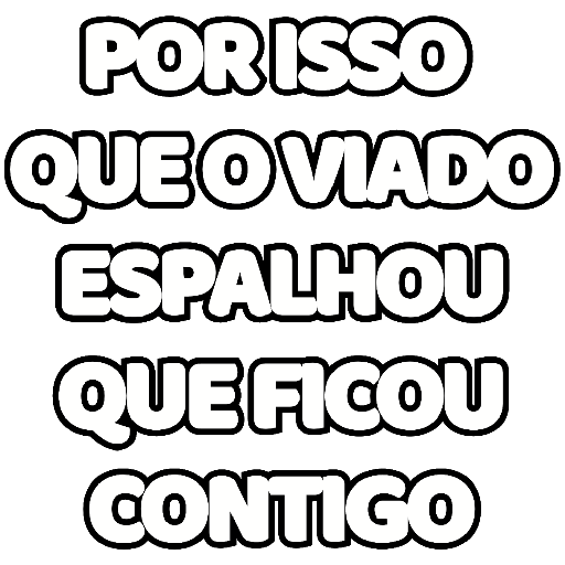 Figurinha: Por isso que o viado espalhou