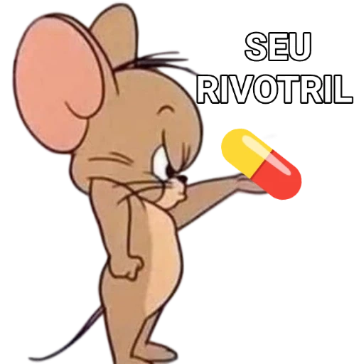 Figurinha: Jerry com Rivotril