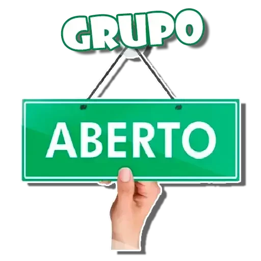 Figurinha: Grupo Aberto