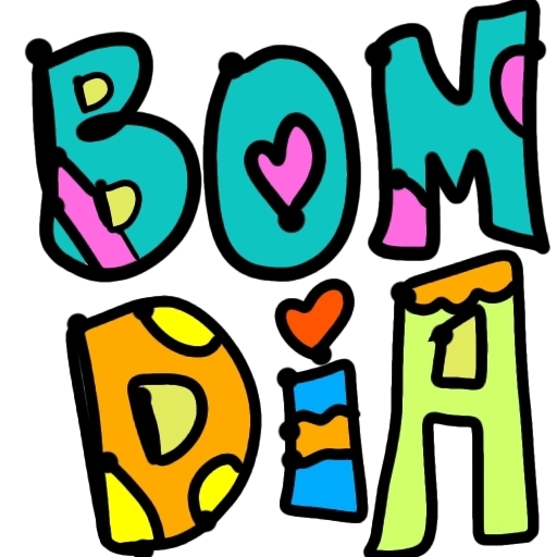 Figurinha: Bom Dia Colorido