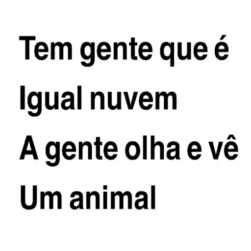 Figurinha: Pessoas como nuvens