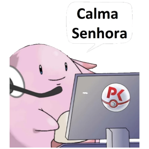 Figurinha: Calma Senhora - Chansey