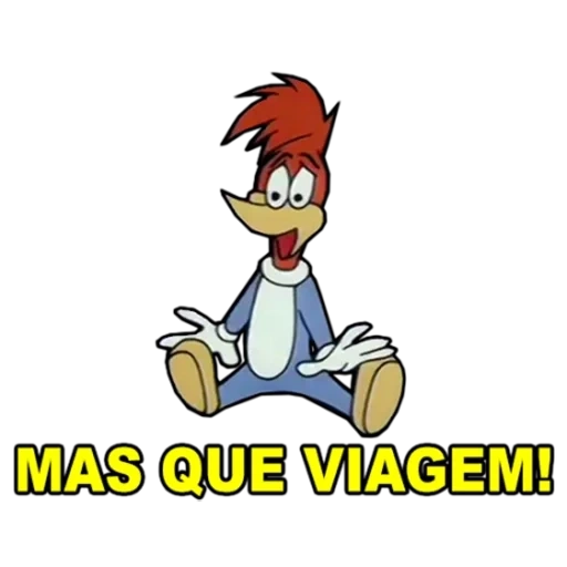 Figurinha: Pica-Pau: Mas que viagem!