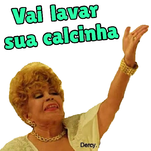 Figurinha: Vai lavar sua calcinha