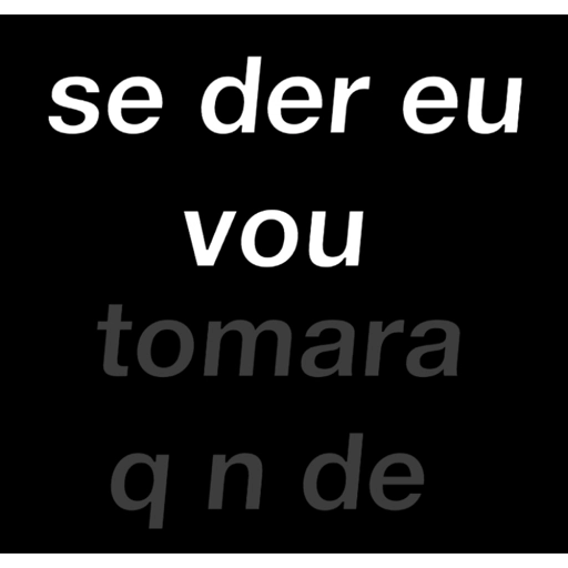 Figurinha: se der eu vou