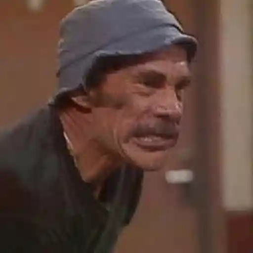 Figurinha: Chaves comendo sanduíche