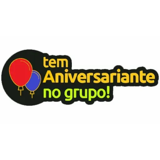 Figurinha: Tem Aniversariante no Grupo!