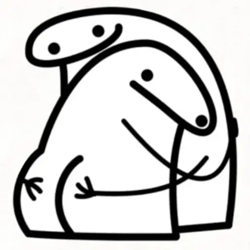 Figurinha: Abraço Flork