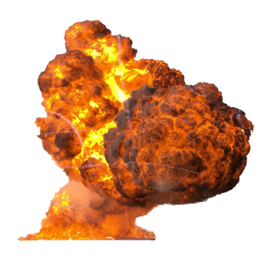 Figurinha: Explosão poderosa