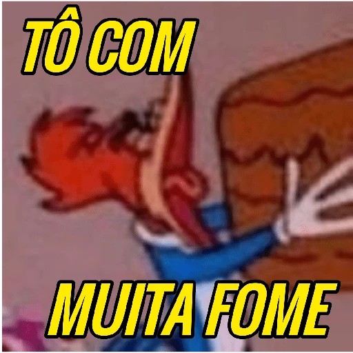 Figurinha: Pica-Pau com fome