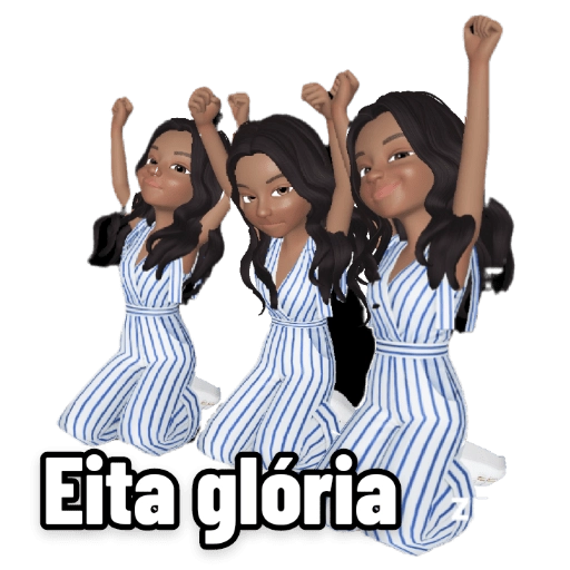 Figurinha: Eita glória!