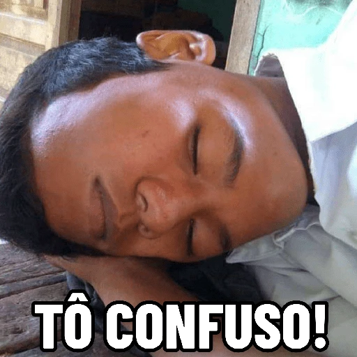 Figurinha: Tô Confuso!