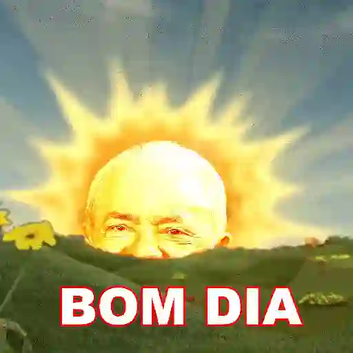 Figurinha: Bom Dia Lula