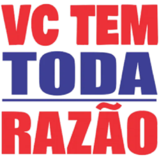 Figurinha: Você Tem Toda Razão