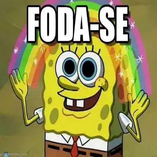 Figurinha: Bob Esponja Foda-se