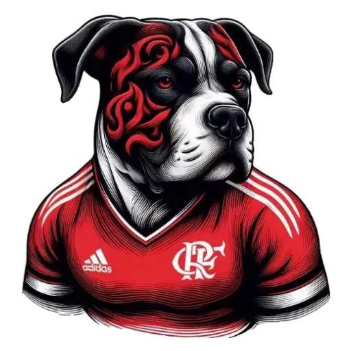Figurinha: Cachorro do Flamengo