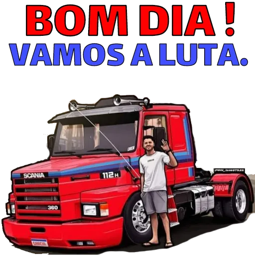 Figurinha: Bom Dia! Vamos à Luta!