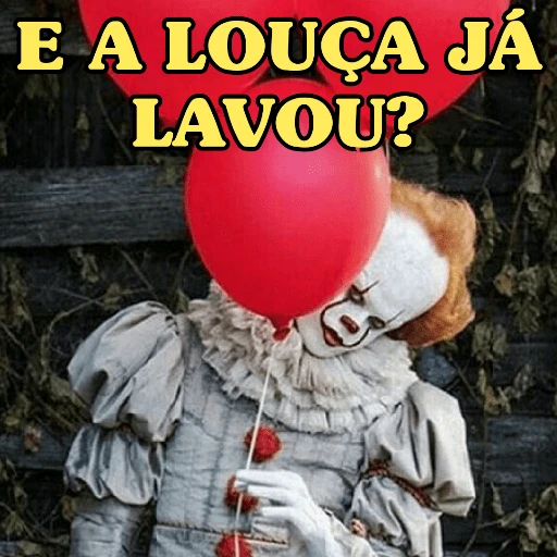 Figurinha: E a louca já lavou?