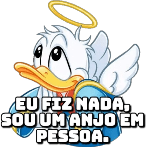 Figurinha: Pato Donald Anjo