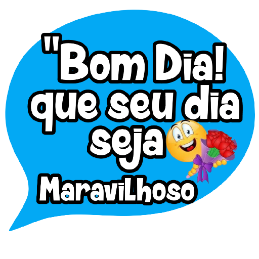 Figurinha: Bom Dia Maravilhoso