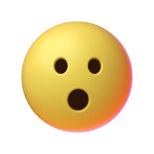 Figurinha: Emoji surpreso