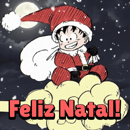 Figurinha: Goku de Natal