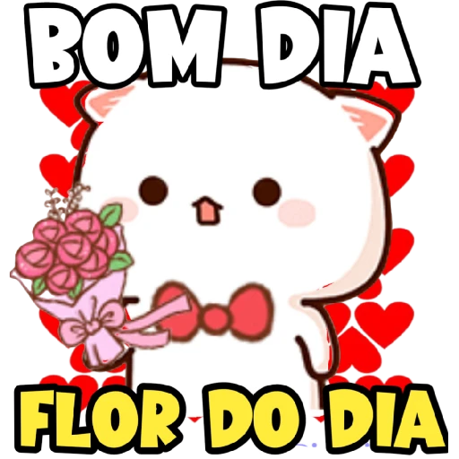 Figurinha: Bom Dia Flor do Dia