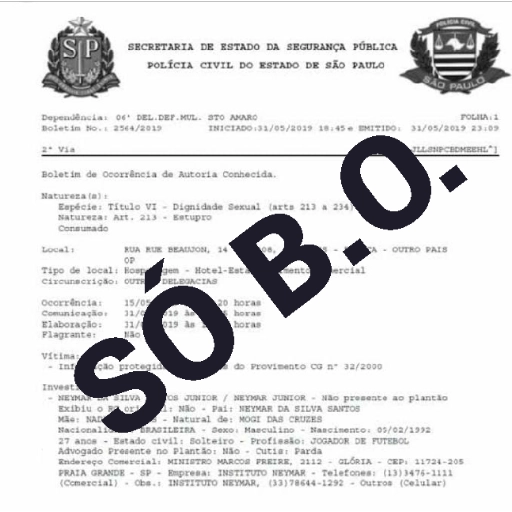 Figurinha: Polícia Civil SP - Boletim de Ocorrência