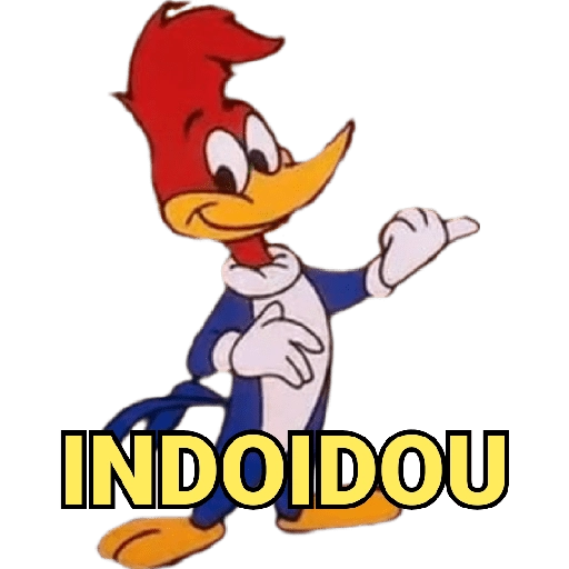 Figurinha: Pica-Pau Indo Dou