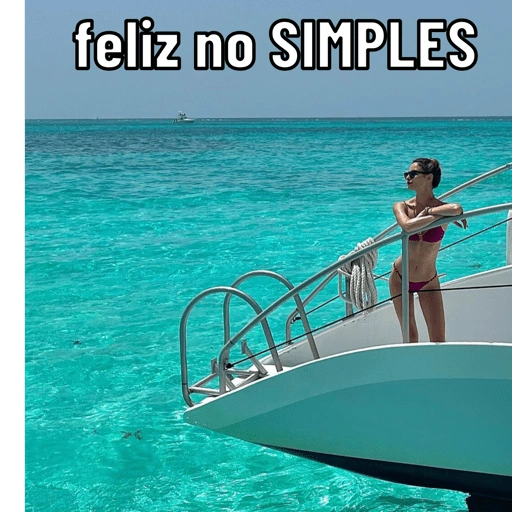 Figurinha: Feliz no Simples