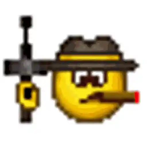 Figurinha: Emoji mafioso atirando