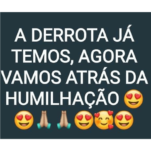 Figurinha: A Derrota Já Temos
