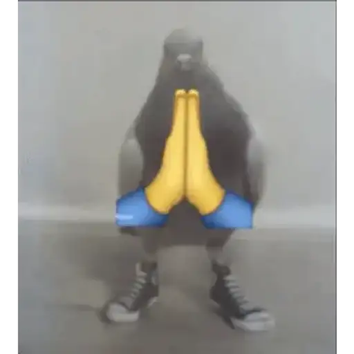Figurinha: Pombo Rezando
