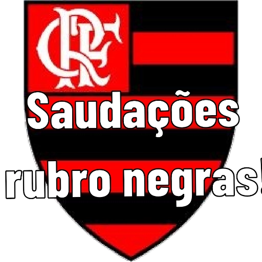 Figurinha: Saudações rubro negras