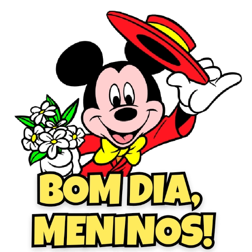 Figurinha: Bom Dia, Meninos!
