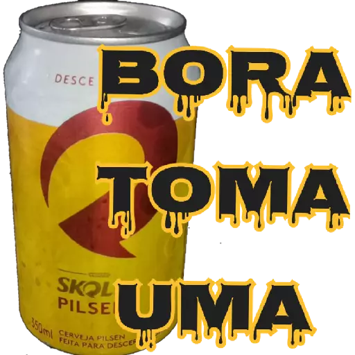 Figurinha: Bora Tomar Uma