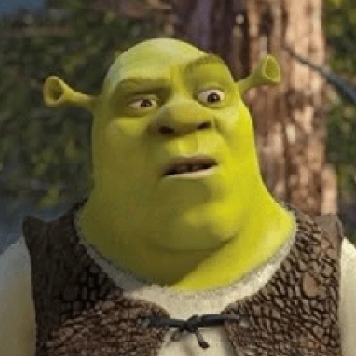 Figurinha: Shrek Confuso