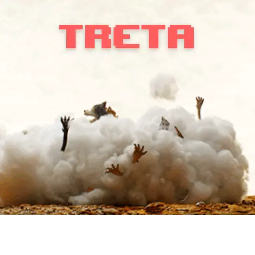 Figurinha: Tretas em nuvem de algodão