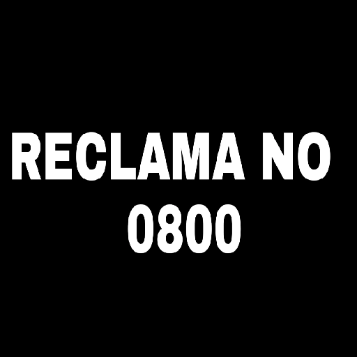 Figurinha: Reclamação no 0800