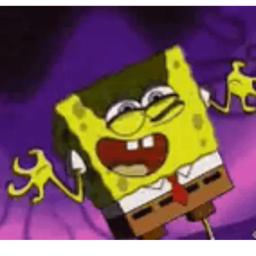 Figurinha: Bob Esponja Dançando