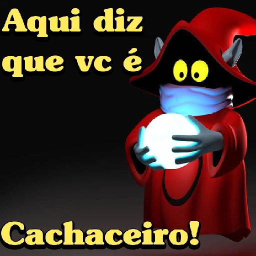 Figurinha: Orko diz que você é Cachaçeiro