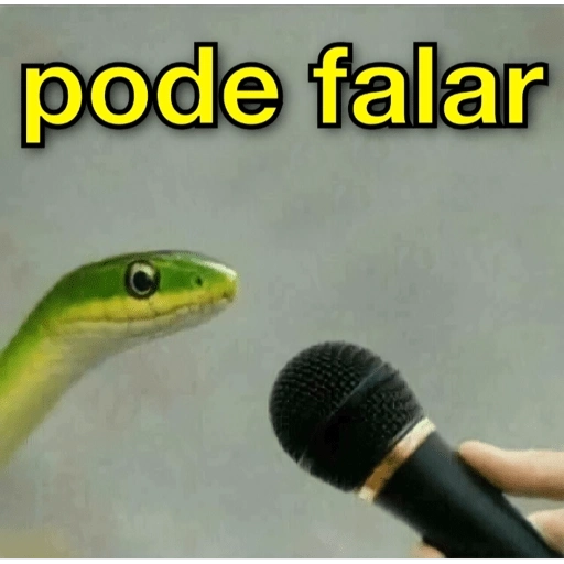 Figurinha: Cobra falante