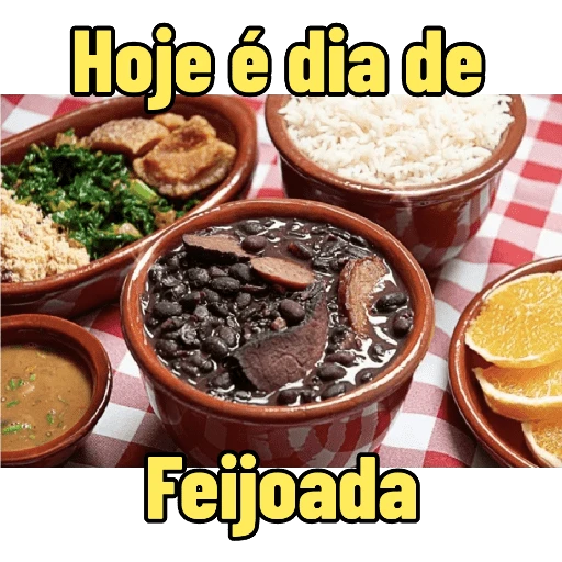 Figurinha: Hoje é dia de Feijoada
