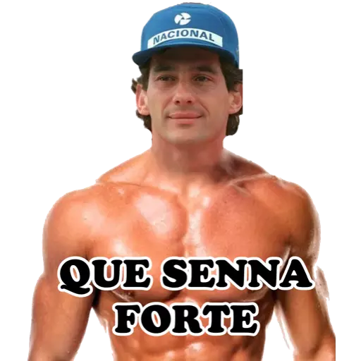 Figurinha: Ayrton Senna Forte