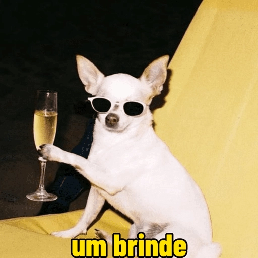 Sticker: a toast