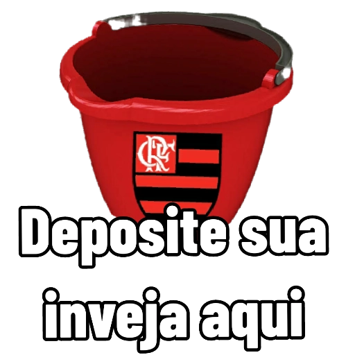 Figurinha: Balde do Flamengo